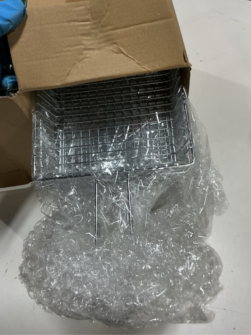 Condition photo showing Good Condition for potchen 12 pack mini french fry holders bulk, 5.9 x 5.9 inch french fries baskets with handle, mini fry serving wire baskets for kitchen restaurant and party table use