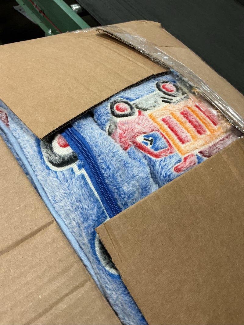 Condition photo showing Good Condition for inhand Toddler Chair Comfy,2-in-1 Soft Toddler Couch Fold Out for Kids,Convertible Sofa to Lounger,Gift for Girls and Boys Birthday,Truck Truck Medium