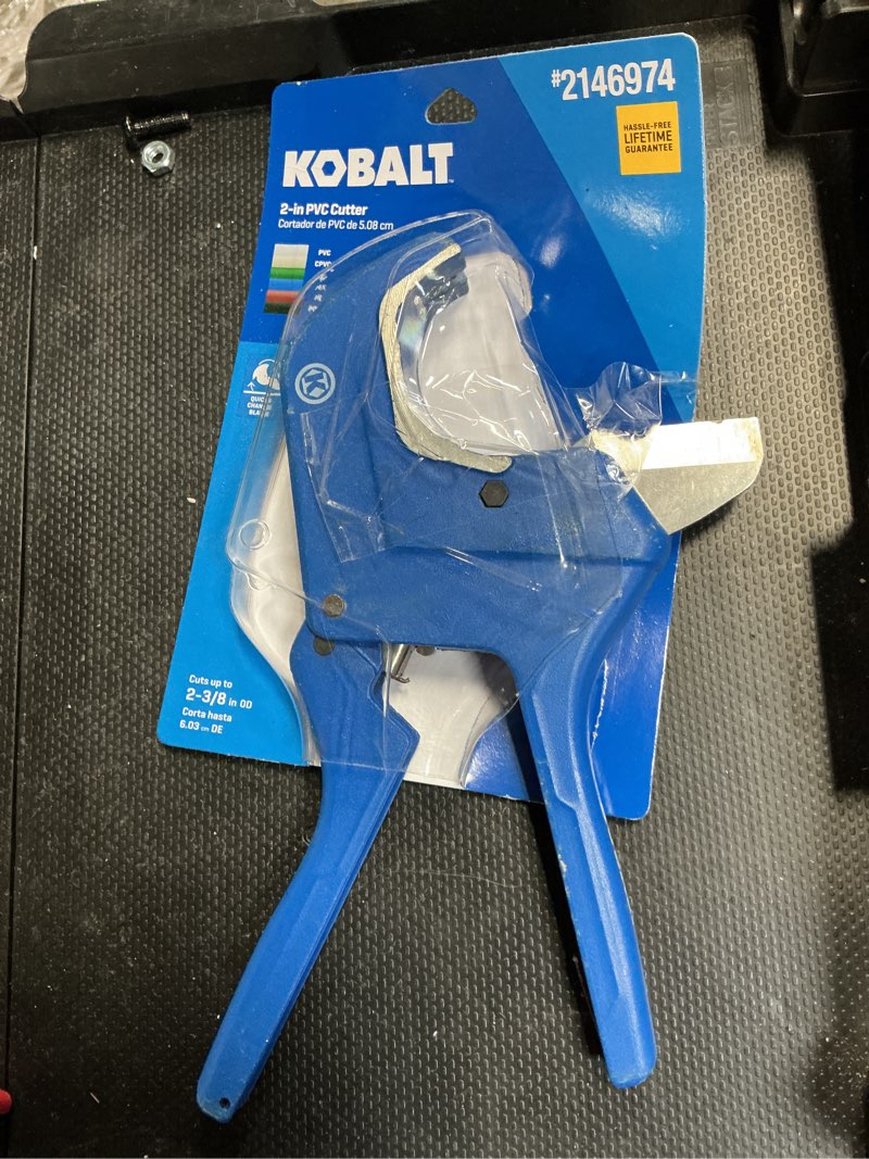 Condition photo showing As Is for kobalt cutter 2-in pvc cutter