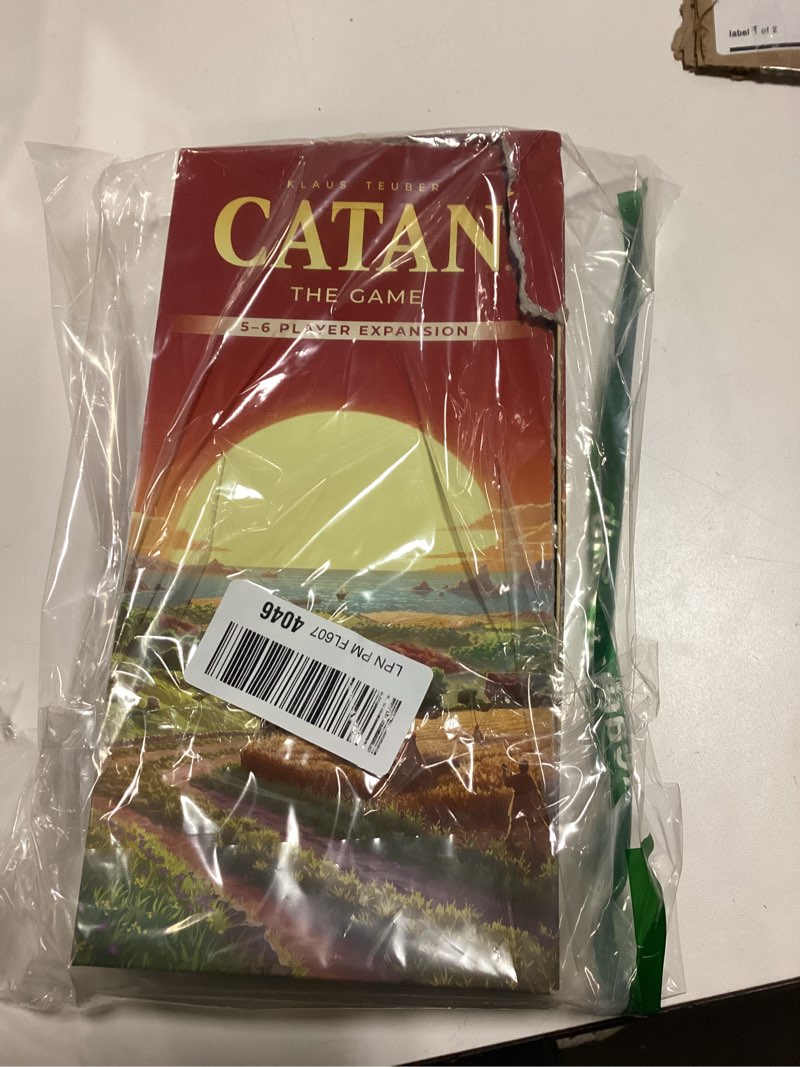 Condition photo showing As Is for CATAN 5-6 Player Board Game Expansion (6th Edition) Add More Players to Your Adventure, Ages 10+, 3-6 Players, 60-90 Minute Playtime 6th Edition (New)