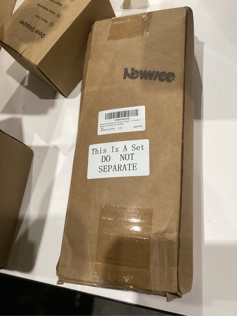 Condition photo showing Good Condition for Newwiee 20 Sets Christmas Coworker Gift Gnome Ornaments Bulk with Appreciation Cards Coworkers are Like Christmas Light Plush Gnome Elf Hanging Thank You Gift for Employee Office Home Xmas Tree Decor