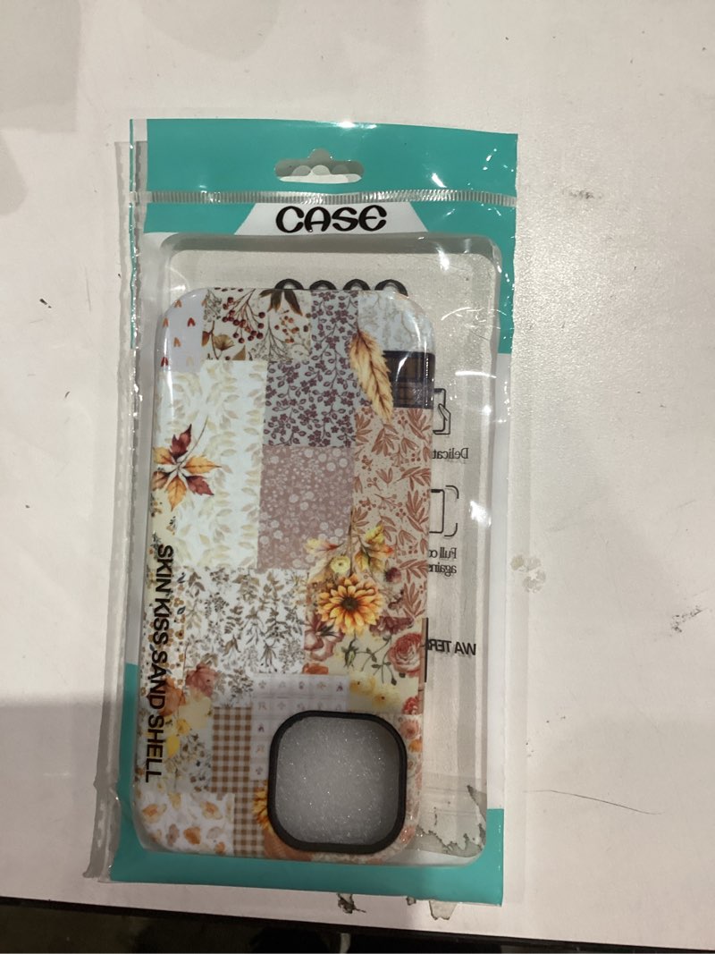 Condition photo showing New/Like New for Magnetic Case for iPhone 16 Pro,Flower Patchwork Floral Garden Design Compatible with MagSafe Hybrid Dual Protection Silicone + Hard PC Shockproof Anti-Scratch Protective Case for Men Women Flower Patchwork Floral Garden iPhone 16 Pro