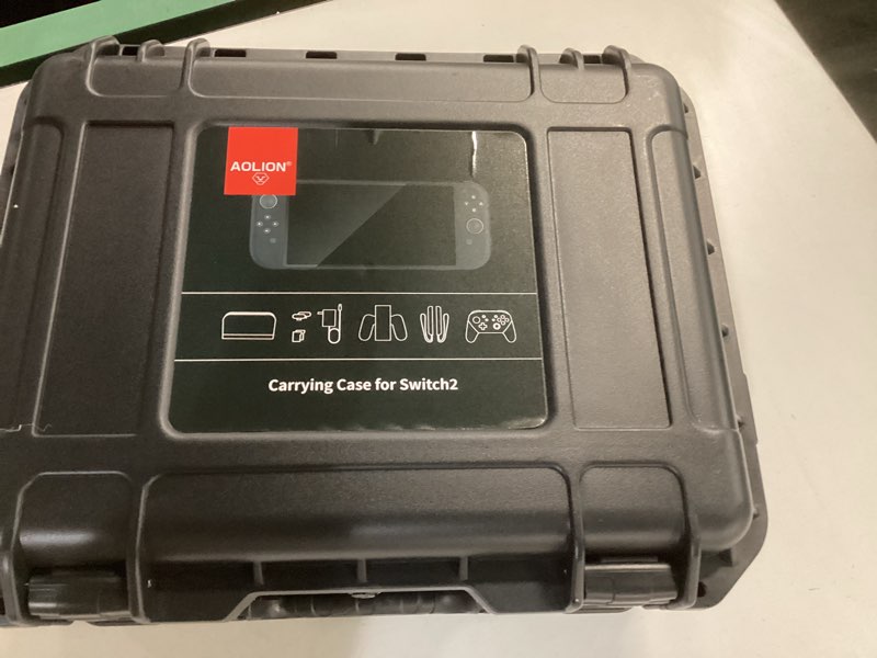 Condition photo showing New/Like New for Hard Carrying Case Compatible with Switch/Switch 2/OLED IP67 Waterproof Shockproof Protective Hard Shell Travel Case with EVA Foam Lining Large Storage for Dock Controllers and other accessories Hard Outer Shell