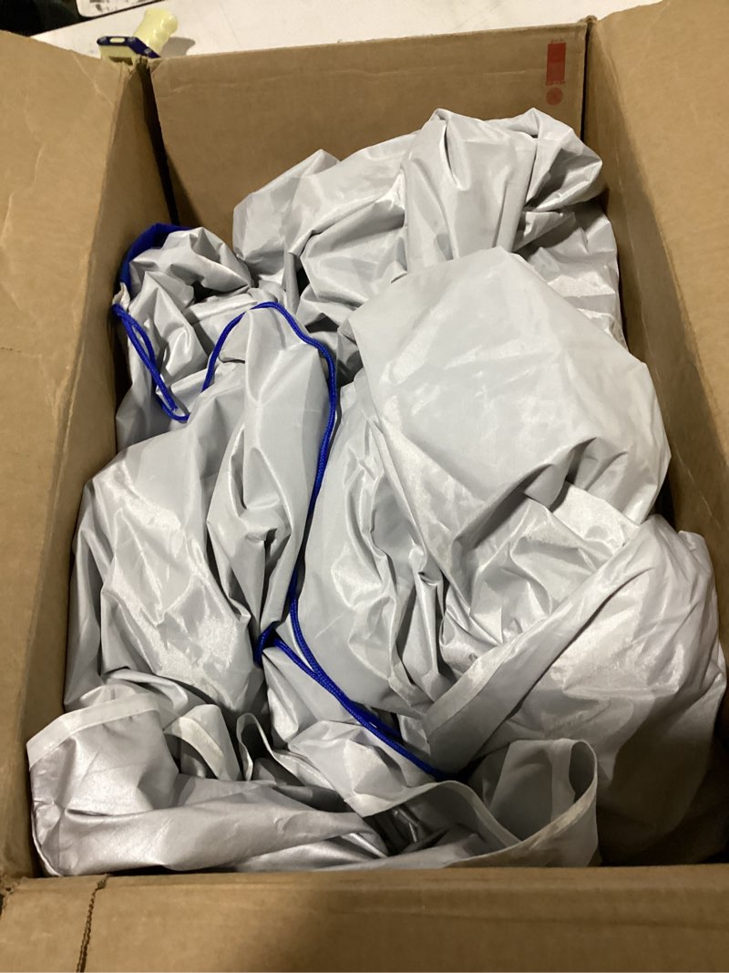 Condition photo showing As Is for ozark trail 10' x 10' straight leg instant pop-up canopy with simple push setup for tailgating, camping and events (canopy only)