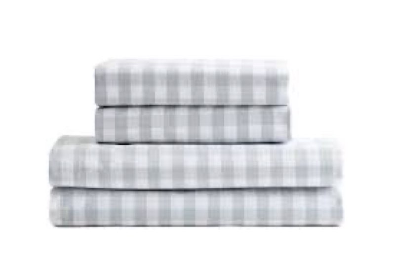quince european linen gingham euro sham twin 68x86