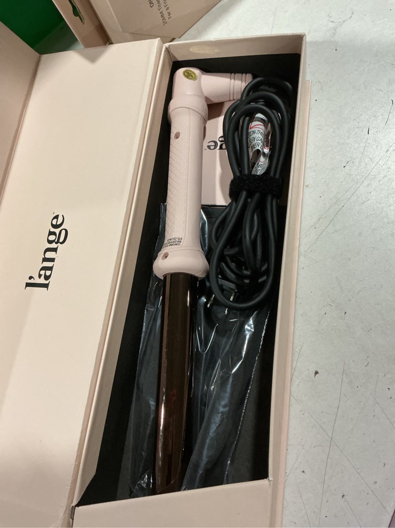 Condition photo showing As Is for l'ange hair ondulé ceramic curling wand | salon hair styling wands for beach waves