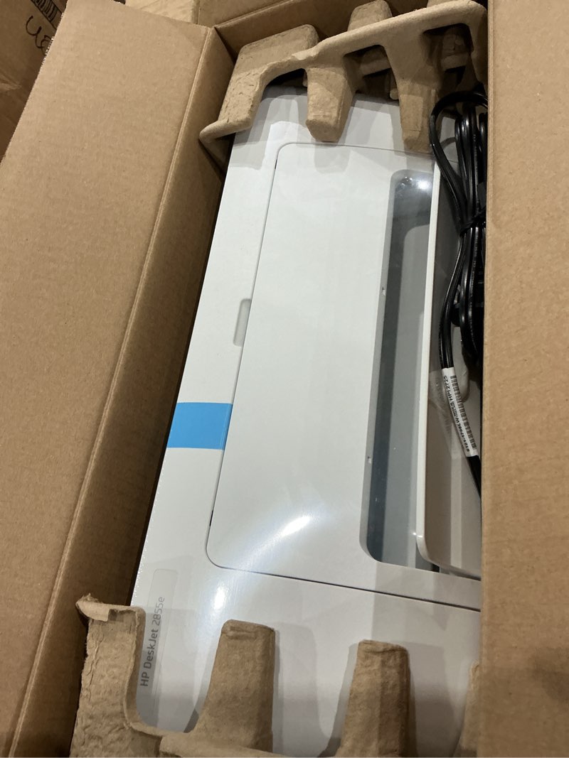 Condition photo showing Good Condition for hp deskjet 2855e wireless all-in-one color inkjet printer, scanner, copier, best-for-home, 3 month instant ink trial included. this printer is only 2.4 ghz capable. (588s5a)
