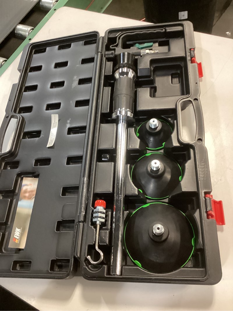 Condition photo showing Good Condition for EWK Pneumatic Slide Hammer Vacuum Dent Puller Air Suction Cup Paintless Car Body Repair Kit + CASE