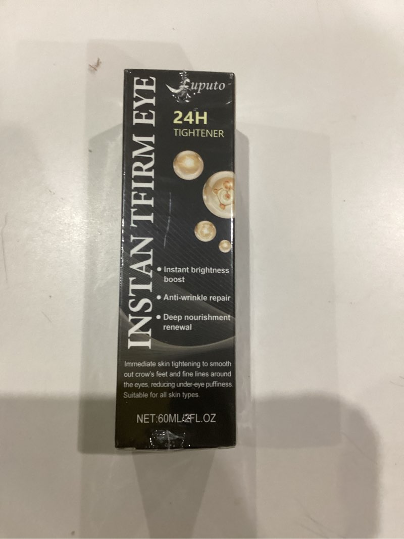 Condition photo showing New/Like New for Temporary Instant Eye Tightener Cream - Retinol Under Eye Cream - 60 ML Quickly Reduces Dark Circles, Eye Bags, Fine Lines for Anti-Aging and Firming, Provides Rapid Hydration and Locks in Moisture