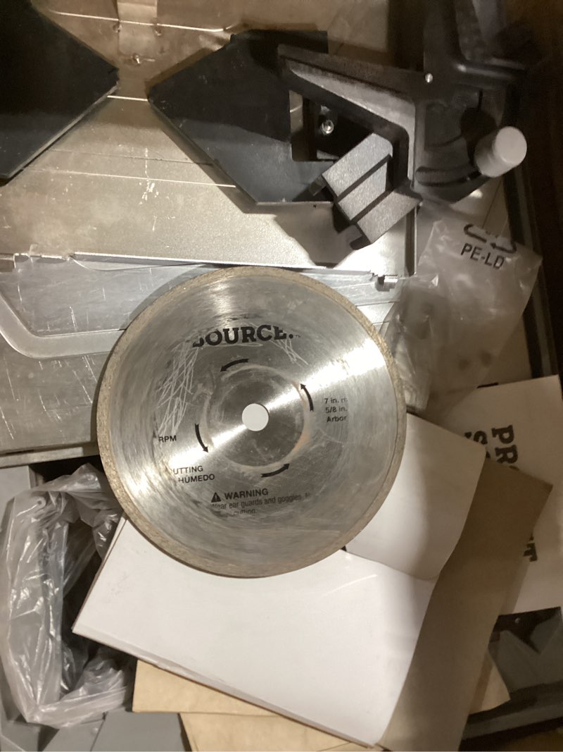 Condition photo showing Good Condition for Project Source 4.8 -Amp 7-in -Blade Wet Tabletop Tile Saw