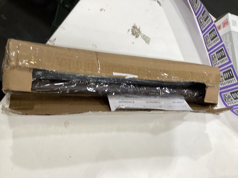 Condition photo showing New/Like New for brown shower curtain rod adjustable 43-78 inch, 1"diameter spring tension curtain rod no drill, anti-rust non-slip shower rod for bathroom tension rod brown 43"- 78"