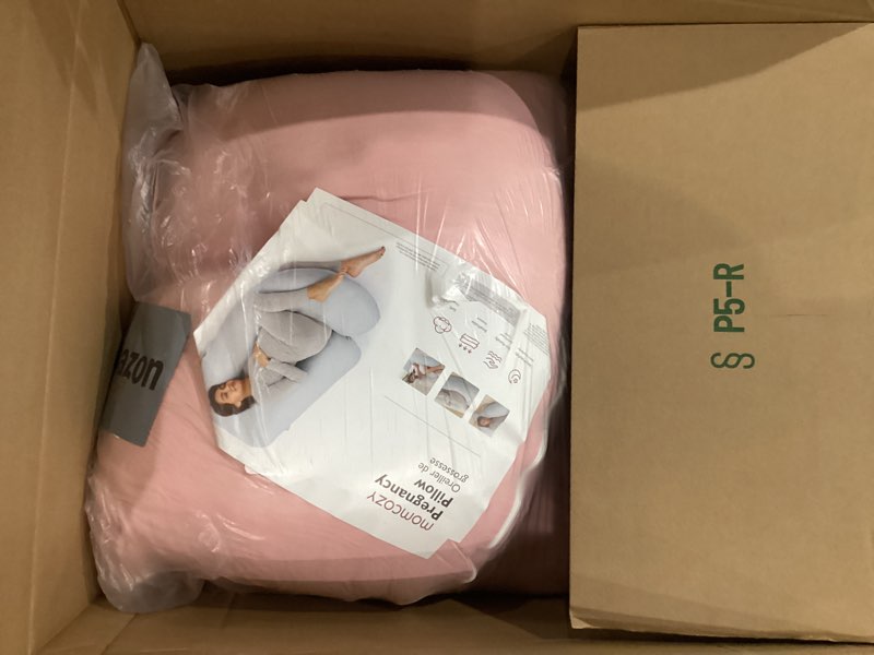 Condition photo showing Good Condition for Momcozy Pregnancy Pillows for Sleeping, U Shaped Full Body Maternity Pillow for Side Sleeping - Support for Back, Legs, Belly, HIPS, 57 Inch, Pink