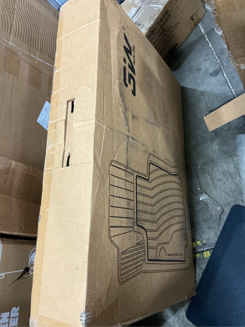 Condition photo showing New/Like New for 3w floor mats & cargo liner fit for honda odyssey 2026 2025-2018 mini passenger van, all weather tpe floor liners 1st 2nd & 3rd rows car mats and trunk liner odyssey car accessories, black 1. odyssey|18-26|floor mats & cargo liner