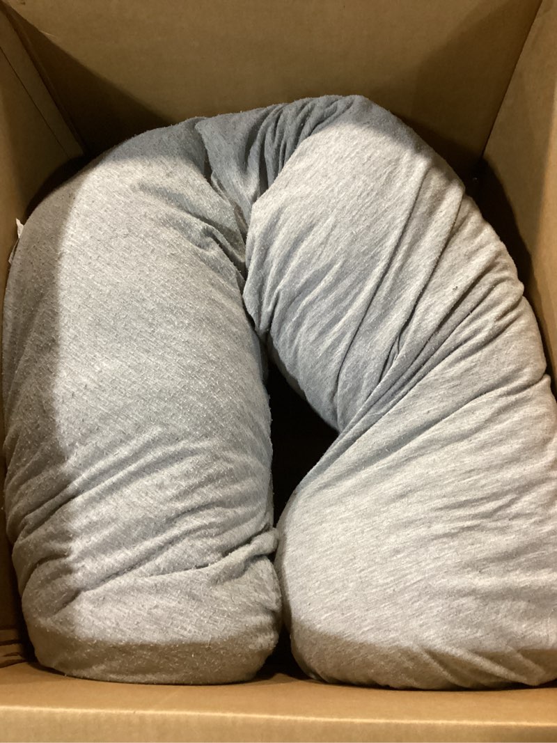 Condition photo showing Good Condition for Similar Momcozy Pregnancy Pillows with Cooling Cover, U-Shaped Full Body Maternity Pillow for Side Sleepers Support for Back, Hip, Belly, Legs for Pregnant Women Grey- Cooling Fabric