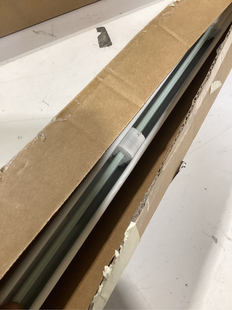 Condition photo showing New/Like New for lazblinds no tools no drill cordless cellular shades, light filtering honeycomb shades for home, thermal insulation blinds for windows, 32" w x 48" h, white light filtering-white 32" w x 48" h