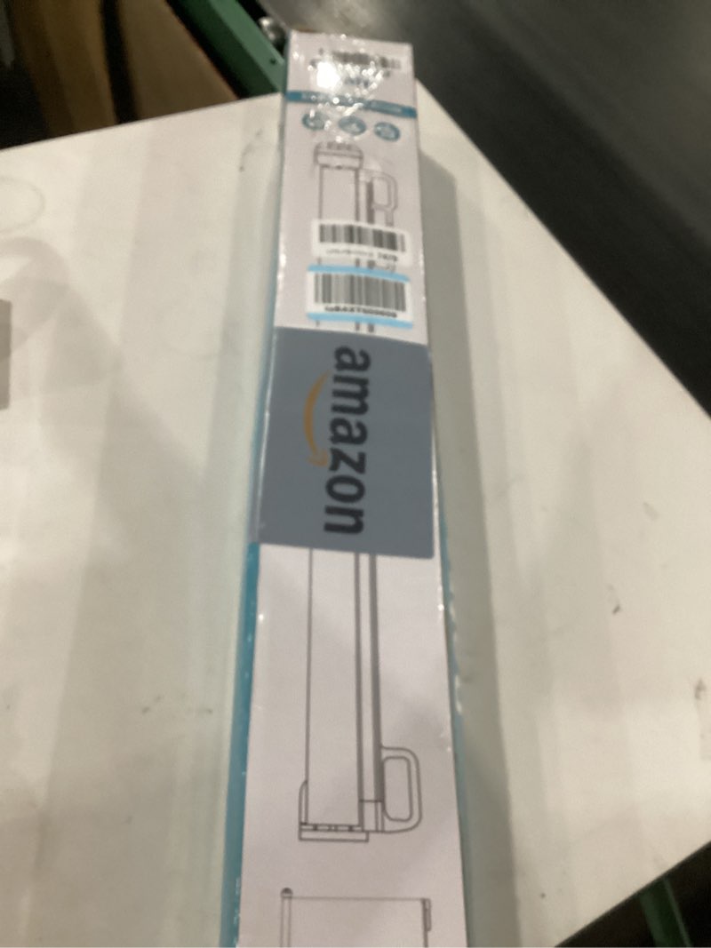 Condition photo showing As Is for 54” Wide White Paw Proof Retractable Gate,