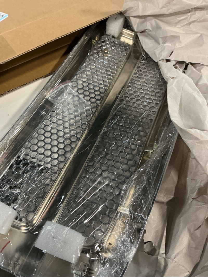 Condition photo showing Good Condition for CarPartsDepot Chrome Honeycomb Mesh Grille Insert - Compatible With 1994-2002 Dodge Ram 1500, 2500, 3500 Pickup Truck - Fits CH1200178, 55055252