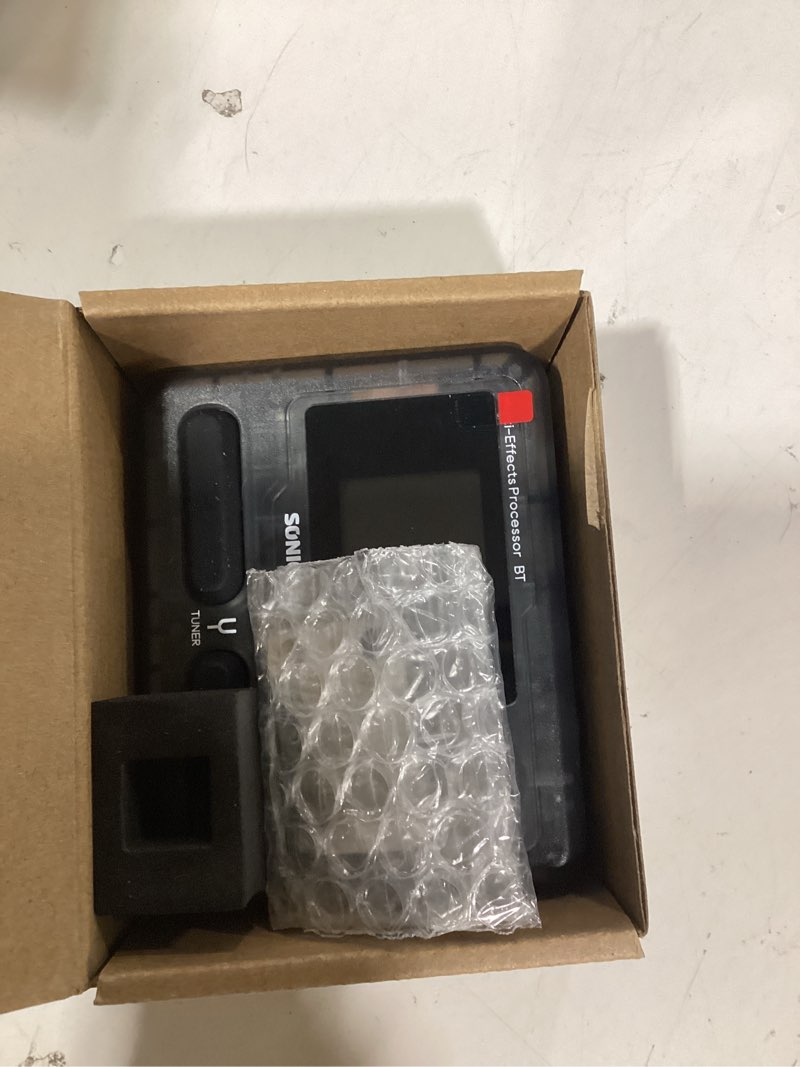 Condition photo showing Good Condition for sonicake pocket master-portable multi effects pedal, 100+ built-in guitar/bass/acoustic effects, amp modeling, ir cabinets simulation, stereo otg usb audio interface, rechargeable (transparent black)