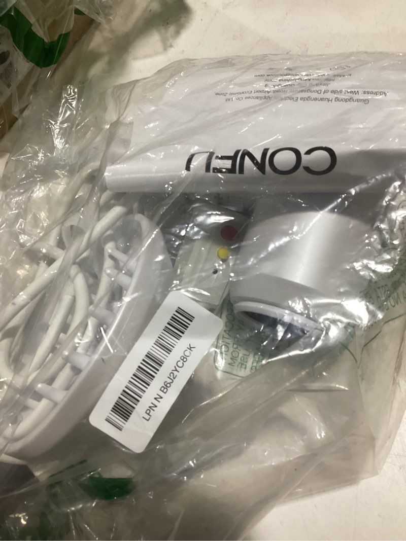 Condition photo showing Good Condition for hair dryer with diffuser, confu blow dryer for curly hair for women men, 21000prm travel hair dryer, portable lightweight fast drying negative ion hairdryer for home & travel white