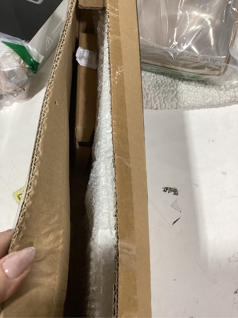 Condition photo showing Good Condition for richer house floating wall shelves, rustic wood bathroom shelves set of 2, farmhouse style shelf for décor, hanging bedroom, storage, kitchen, living room - white white 2 pcs:16.54in