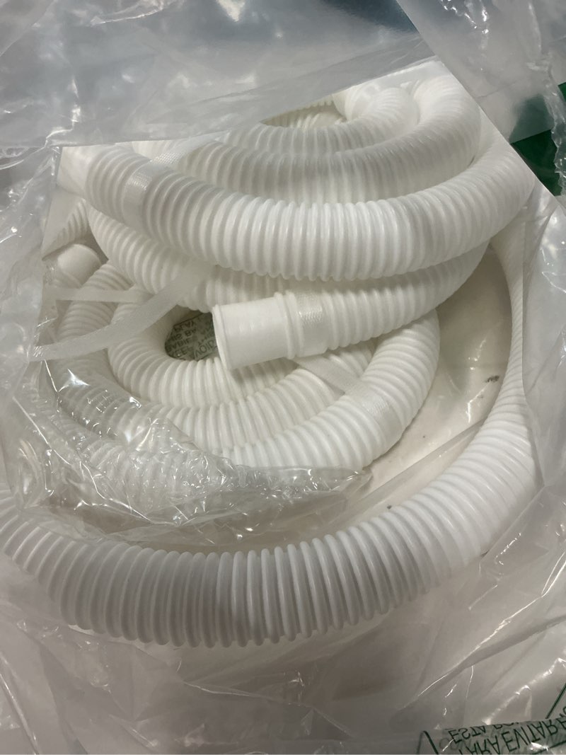 Condition photo showing Good Condition for replacement 1.25"×59" pool hoses for above ground pools, above ground pool hoses for filter pumps, 4 pack with 8 metal clamps (white) 4 pcs white