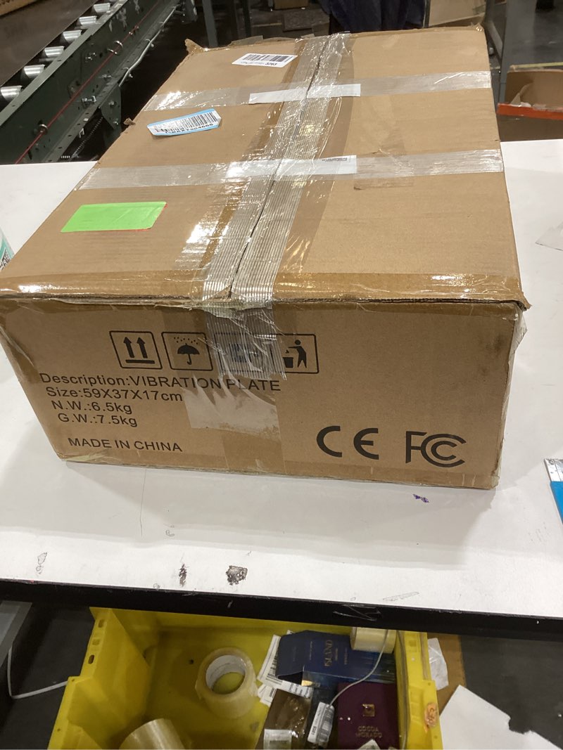 Condition photo showing As Is for Workout vibration plate