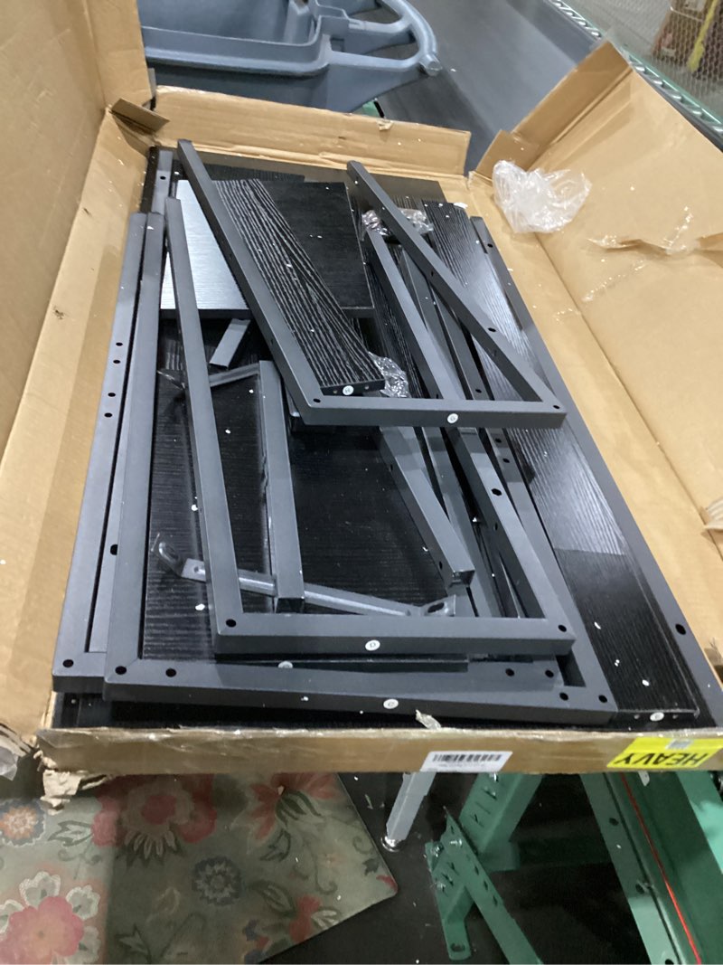 Unikito Reversible L Shaped Desk with Magic Power Outlets and USB Charging Ports, Sturdy Corner Comp