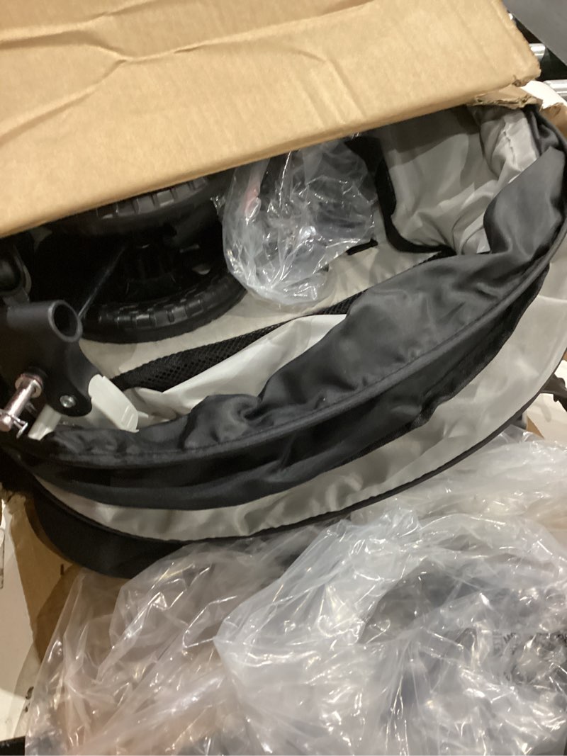 Condition photo showing Good Condition for Kolcraft Cloud Plus Lightweight Umbrella Stroller for Toddlers with Reclining Seat, Large Storage Basket, Canopy, Infant & Parent Trays, Compact Fold for Summer Travel, Durable Frame, Slate Gray Slate Gray (Wheel Color May Vary)