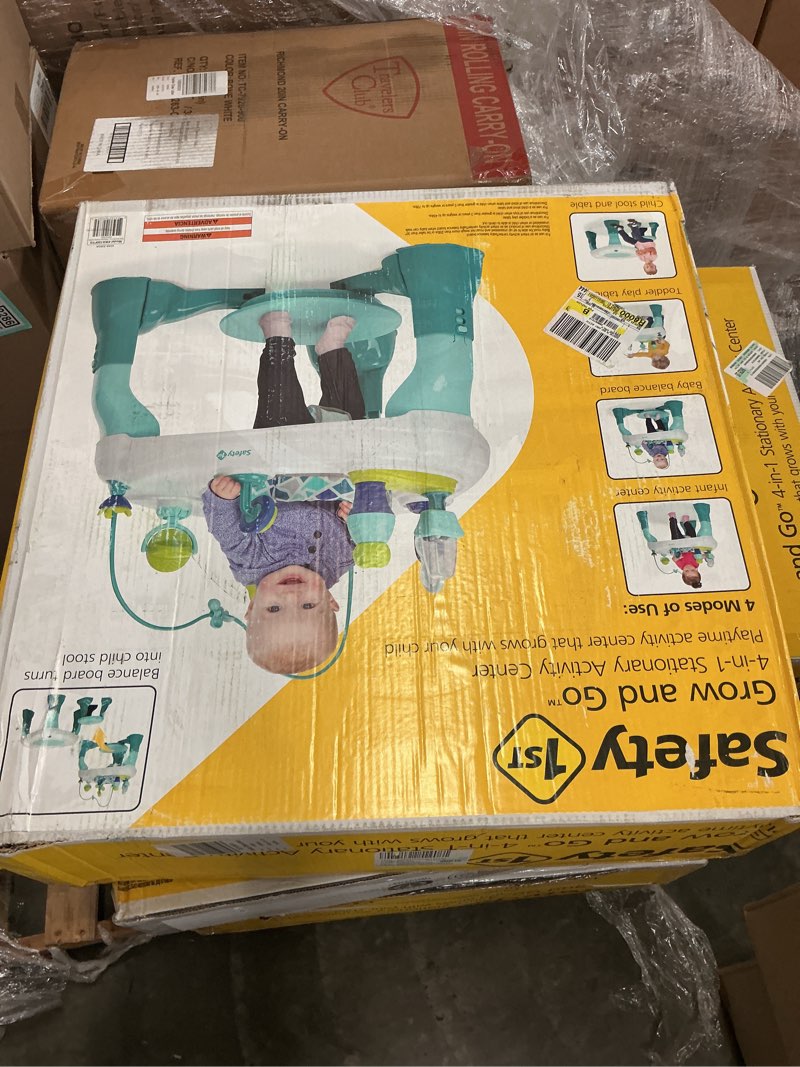 Condition photo showing New/Like New for safety 1st grow and go 4-in-1 stationary activity center, stained glass