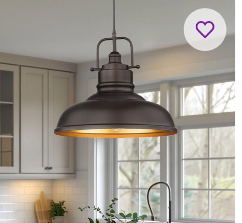 Osburn 1 - Light Oil Rubbed Bronze Dome Pendant