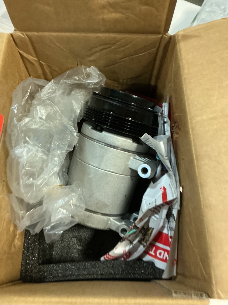 Condition photo showing As Is for phoboos a/c compressor with clutch compatible with chevrolet spark 2012 l4 1.2l, beat 2018-2021 l4 1.2l, csp11 compressor type, fast cooling, low noise, easy installation, ref. co29126c