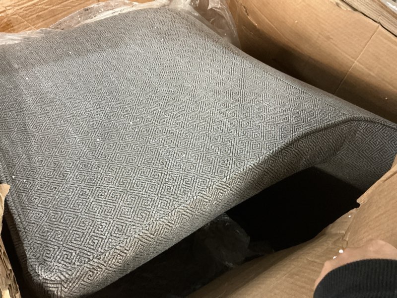 Condition photo showing Good Condition for (Color grey)Madison Park Swivel Glider Chair For Living Room, High Back Bedroom Lounge, Foam Seat Cushion Uphols