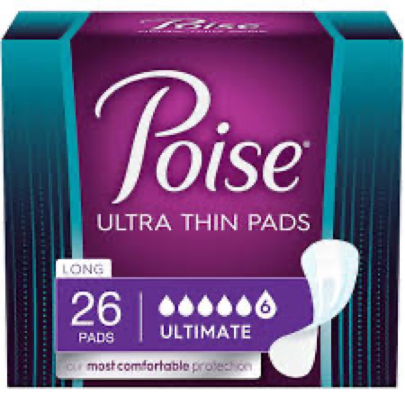 Poise Fresh Protection Ultra thin Ultimate Long Pads. 26 Count