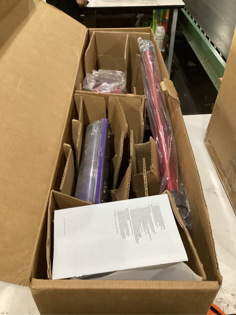 Condition photo showing As Is for dyson v8 origin vacuum, red (renewed premium)