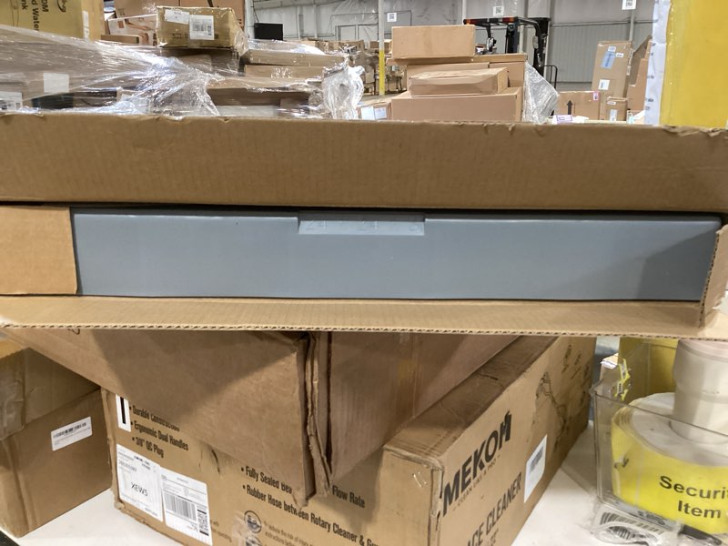 Condition photo showing Good Condition for mini split pad for condenser: ground base for air conditioner outdoor condenser units, plastic equipment pad for ductless minisplit heat pump systems havc, gray, 24'' x 24'' x 3'' 24" x 24" x 3"