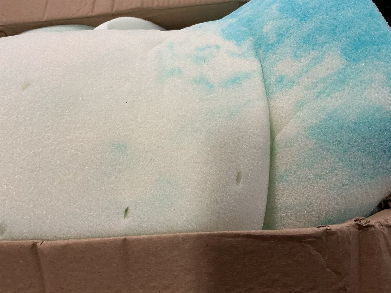 Condition photo showing Good Condition for ego topper 2 inch queen memory foam mattress topper, cooling gel foam mattress topper for pressure relief, ventilated design bed topper in a box, certipur-us certified, 60"×80", medium