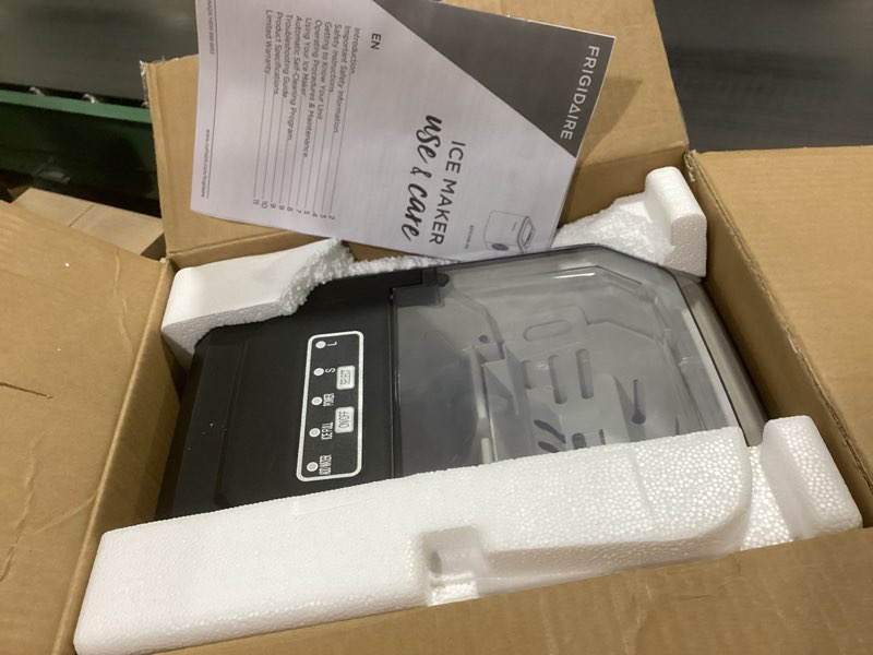 Condition photo showing As Is for Frigidaire 26-lb Ice Per day Bullet Ice Maker ( Stainless )