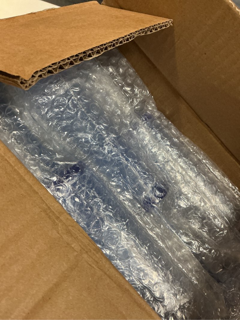 Condition photo showing Good Condition for shiqikejipty 24 pcs sapphire blue plastic champagne flutes 5.4 oz clear acrylic champagne flutes spa