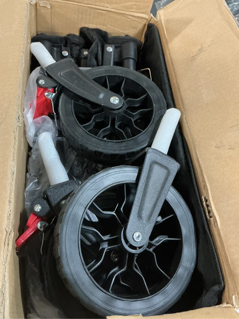 Condition photo showing Good Condition for Wagons Carts Foldable, Collapsible Wagon with All-Terrain Wheels 420lbs Weight Capacity Heavy Duty Utility Wagon with Drink Holders for Beach, Garden, Camping, Shopping Groceries, Sports 200L