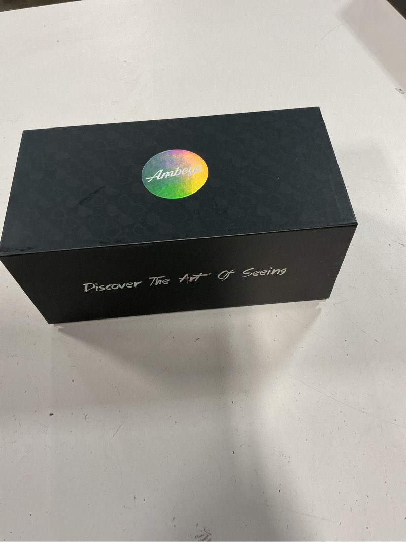 Condition photo showing New/Like New for AMBEYE Sports Sunglasses – UV400 REVO Mirror Lens, Ultra-Light TR90 Full Frame, Adjustable Nose Pads, Anti-Slip Arms – Cycling Running Hiking Triathlon – green