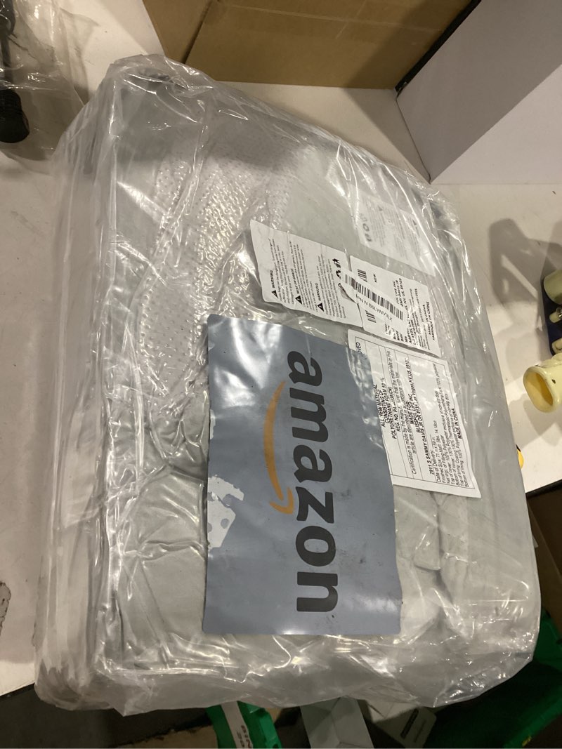 Condition photo showing New/Like New for blissful diary 1.3" thick baby play mat, 71x59 playpen mat with removable & washable cover, extra large crawling rug for floor, foam cushion & non-slip backing for kid, toddler and infants, light grey light grey 71" x 59" x 1.3''