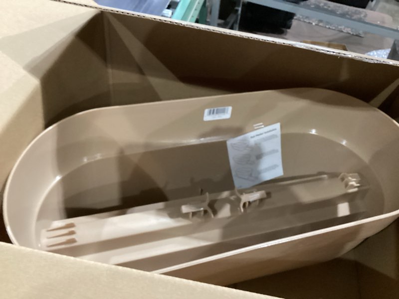 Condition photo showing Good Condition for emsco group bloomers railing planter with drainage holes – 24" weatherproof resin planter – sand sand 24.3 × 10.5 × 9.5 inches