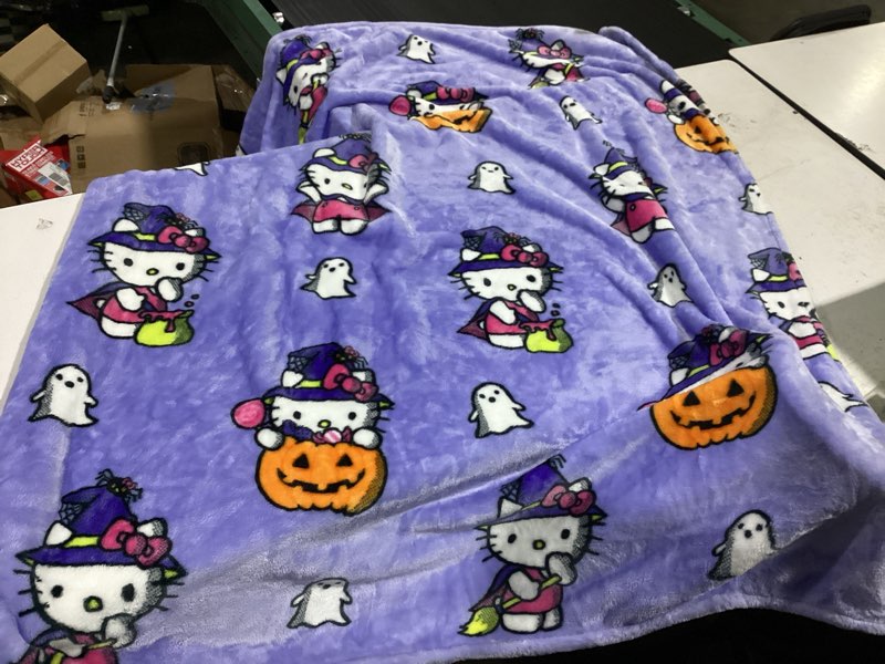 Condition photo showing Good Condition for licensed characters adult halloween silk touch throw blankets, 60" x 70"