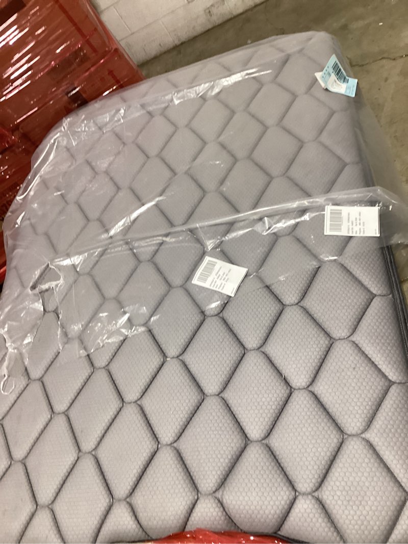 Condition photo showing Good Condition for viscountess full mattress, 14 inch hybrid mattresses grey euro top medium firm for back & lumbar sup