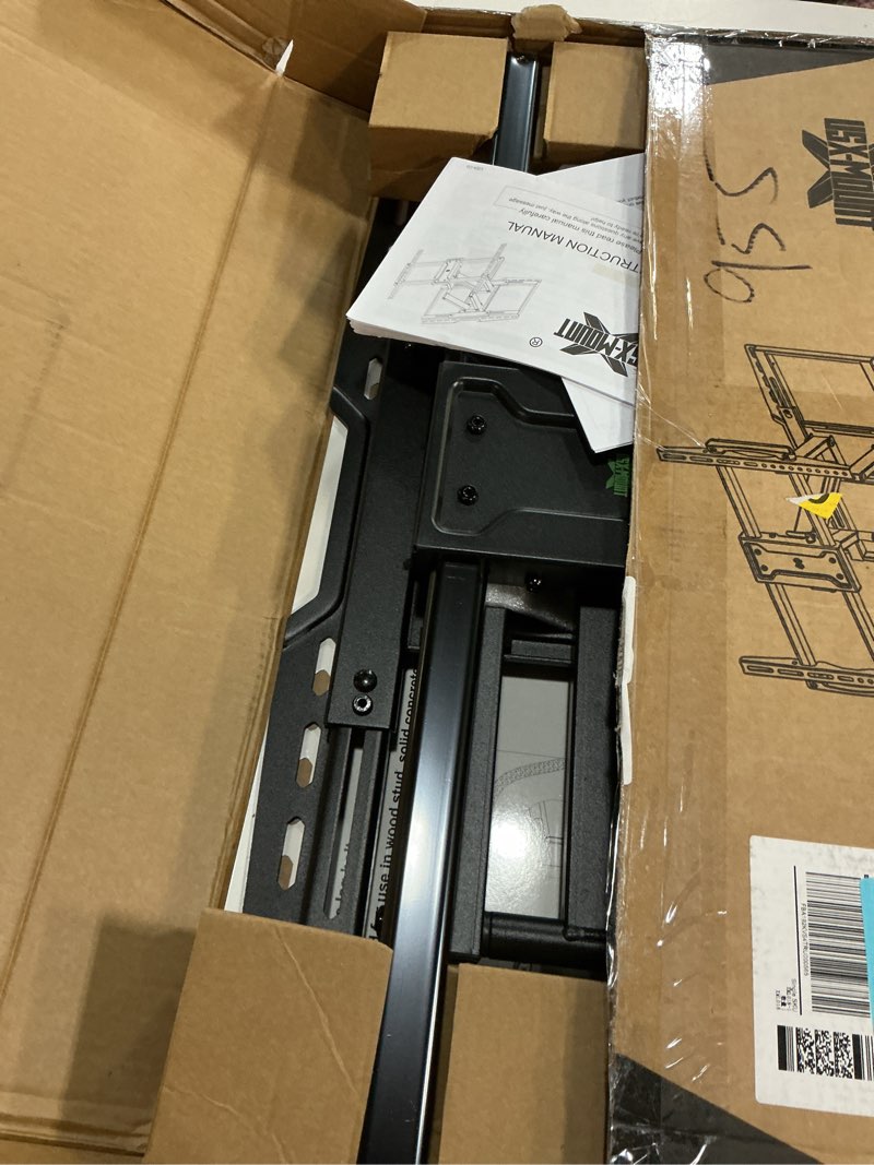 Condition photo showing Good Condition for USX MOUNT UL Listed Heavy Duty TV Wall Mount for 32-90" TVs up to 150lbs with 8" Sliding Design, Ultra-Large TV Mount Bracket for up to 24" Studs with Swivel, Tilt & Leveling, Max VESA 600x400mm 32-90inch VESA 600*400 8" Sliding