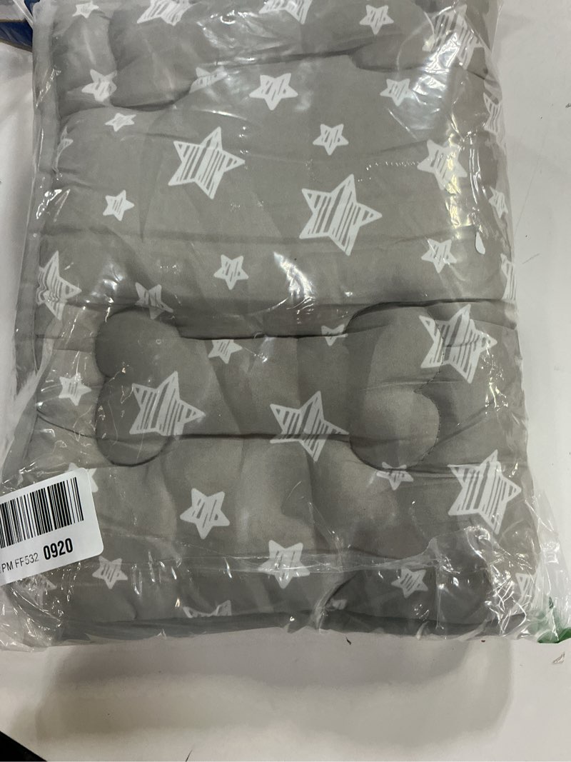 Condition photo showing Good Condition for Dog Crate Mat (30" X 19"), Soft Dog Bed Mat with Cute Prints, Personalized Crate Pad, Anti-Slip Bottom, Machine Washable Kennel Pad Medium 30"X19" Grey