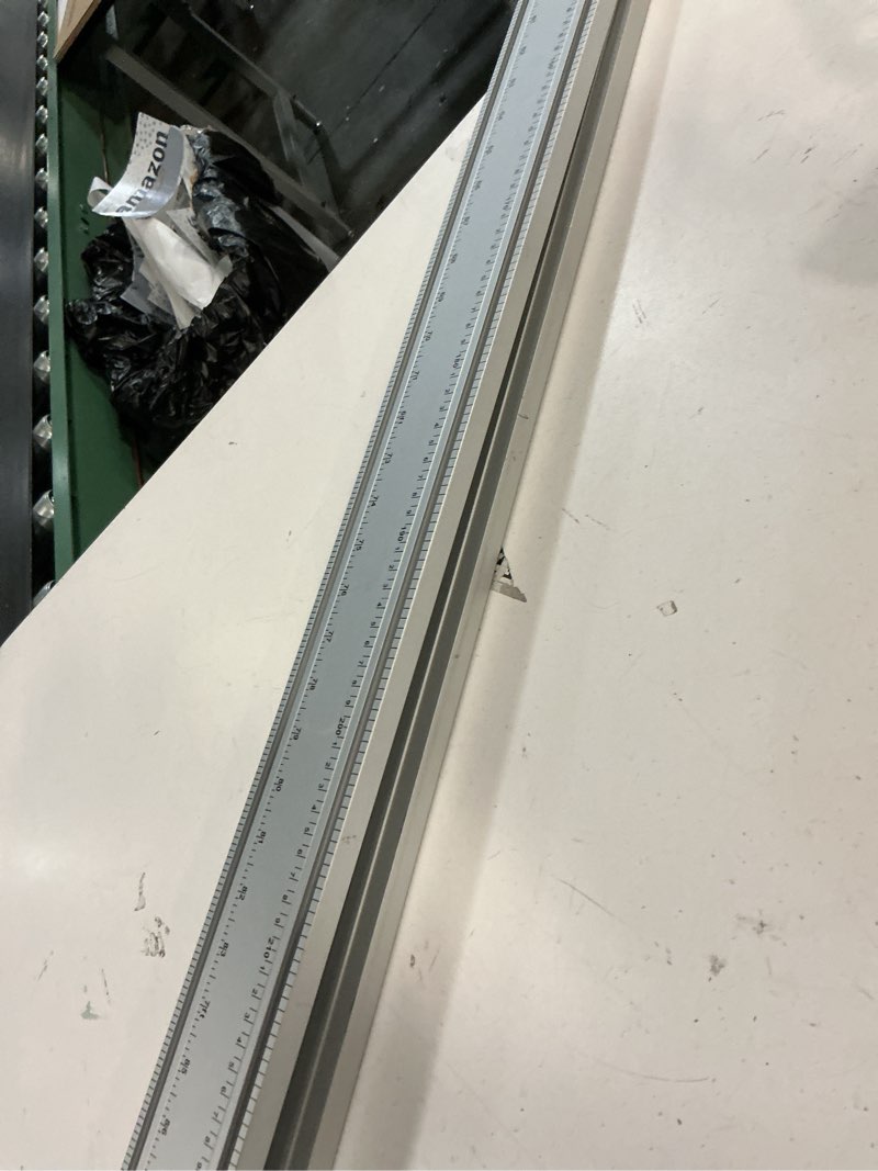 Condition photo showing As Is for bora ngx 5pc deluxe clamp edge set - 50 inch guide rail + 50 inch rail extension, ngx saw plate, t-square attachment & track clamps - track saw system for circular saw - 544550 5pc ngx set with saw plate rt & t-square attachment 544550