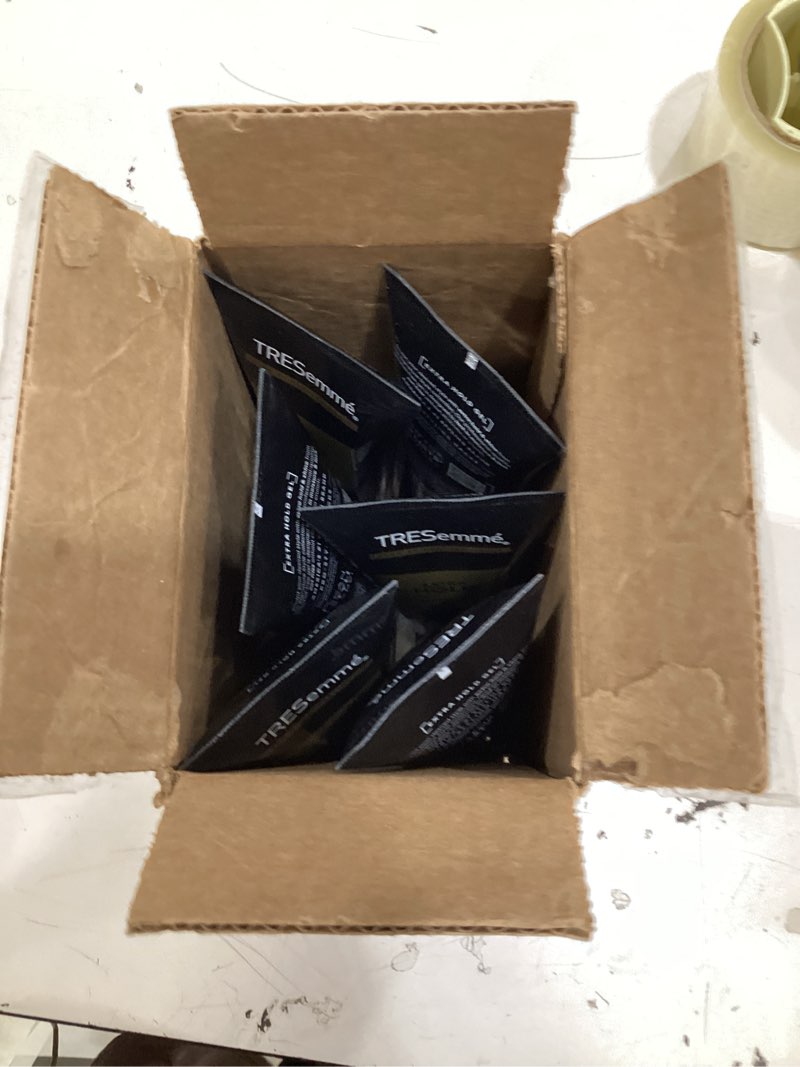 Condition photo showing As Is for tresemmé extra hold hair gel pack of 6 alcohol-free for 24-hour frizz control and humidity protection 9 oz rose 9 ounce (pack of 6)
