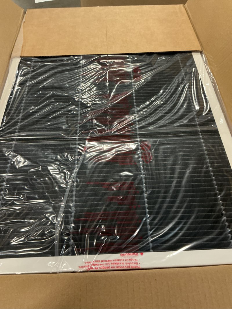 Condition photo showing Good Condition for 2-pack 6672 16x25x5 merv 16 filter compatible with lennox 16x25x5 and lennox hcc16-28 healthy climate carbon clean merv 16 home furnace filter for hvac system, part # hcf16-16, hcf16-10 b.2-pack x6672 16x25x5 filter