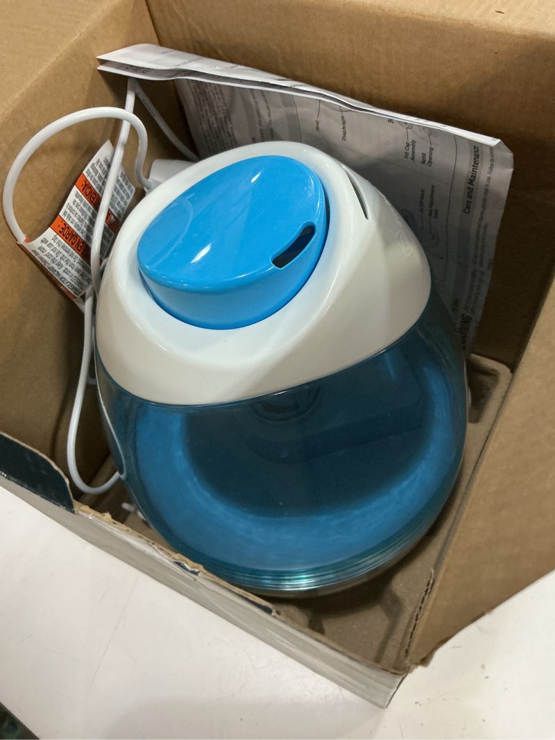 Condition photo showing As Is for safety 1st ih446blu1 filter free cool mist humidifier, blue